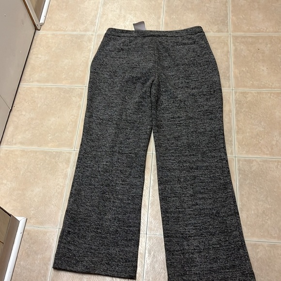Cleo women’s Tweed Fashion Pant, slimming panel, black and white, pockets sz 16 - Picture 7 of 7